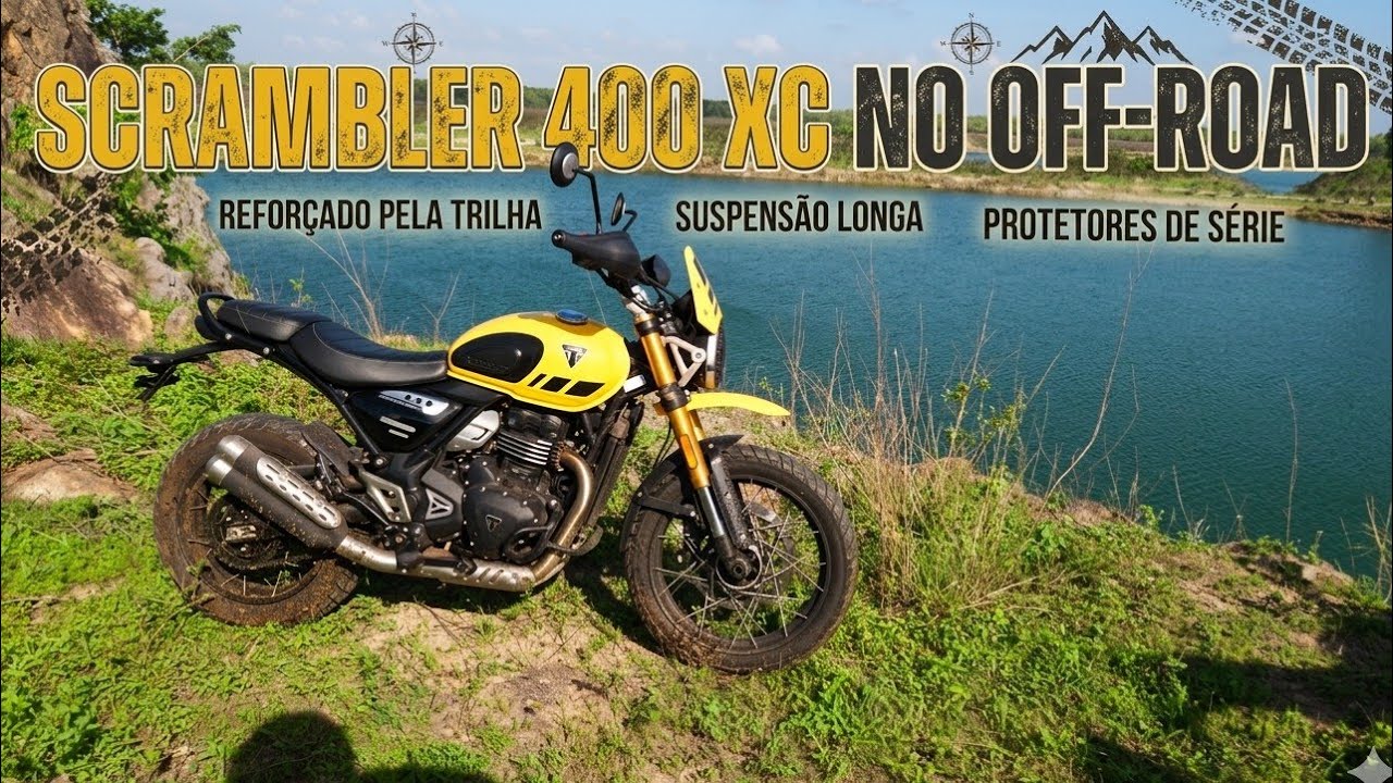 Triumph Scrambler 400 XC no OFF-ROAD: Ela aguenta o tranco?