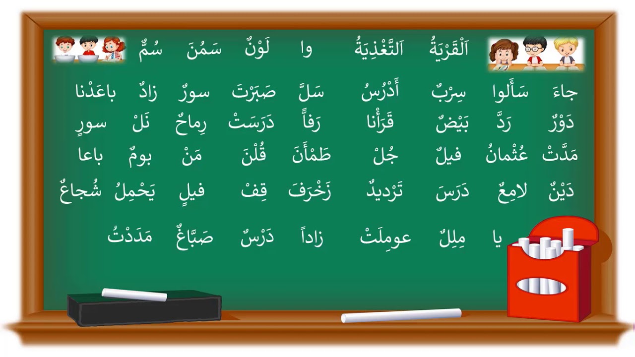 قراءة مقطعية مهارة الوعي الصوتي أنشطة داعمة  تتمة المستوى الأول