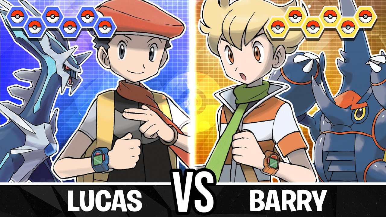 Lucas vs Barry - Pokemon Battle