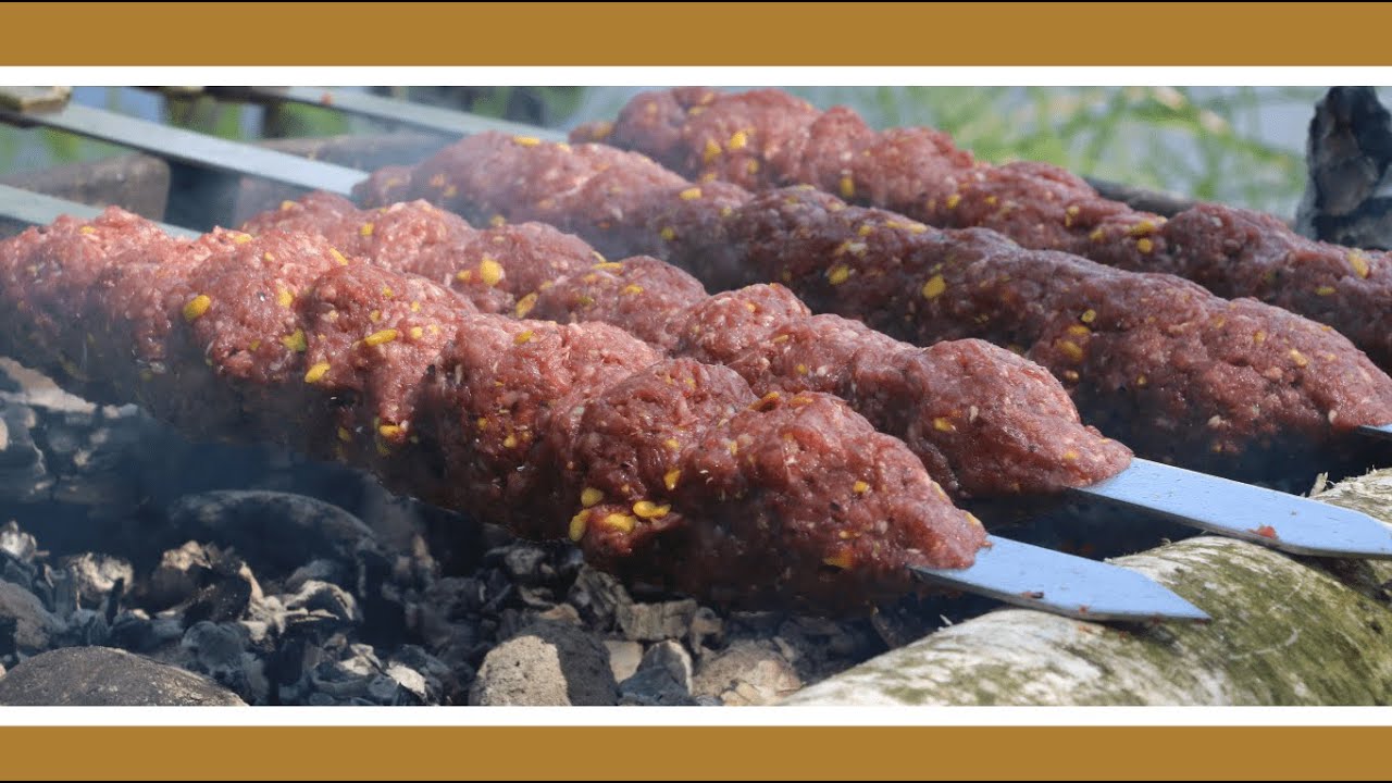 Pistachio Kebab 🐑🔥🥖 كباب الفستق الحلبي