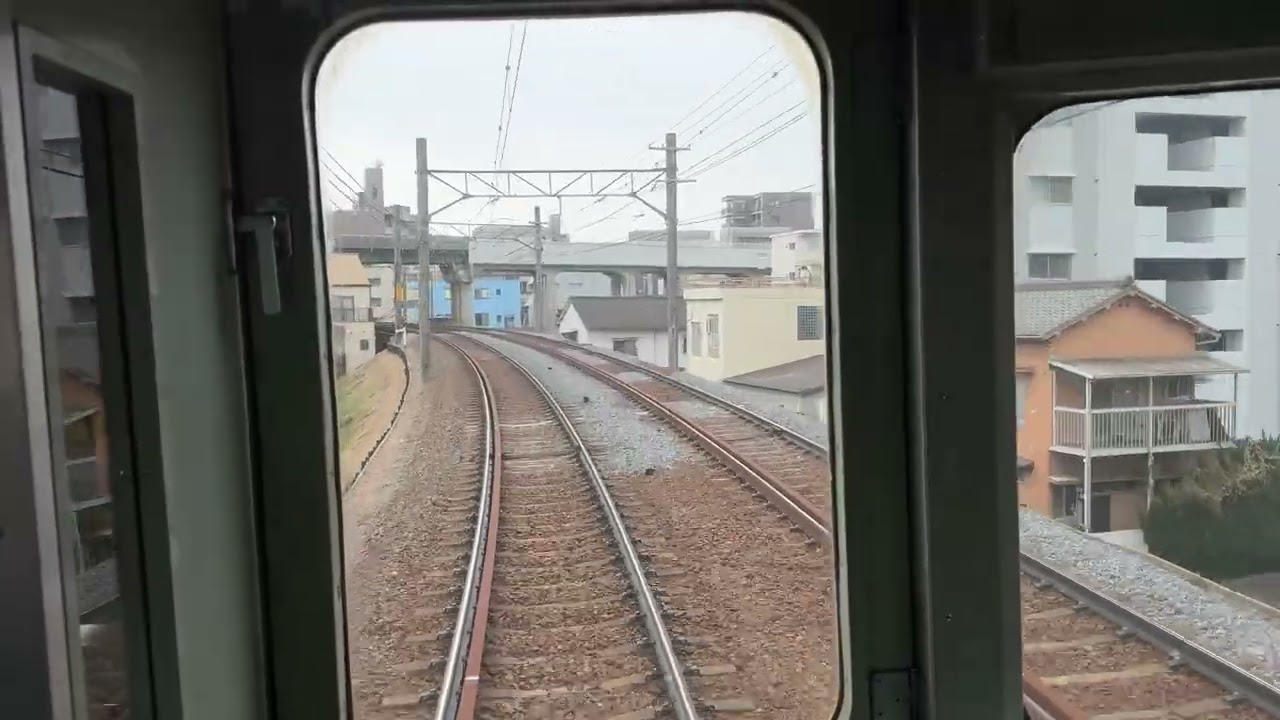 2026.02.20 다카마쓰 고토덴 고토히라선 고토덴고토히라행 가와라마치역에서 리쓰린코엔역까지 주행 동영상