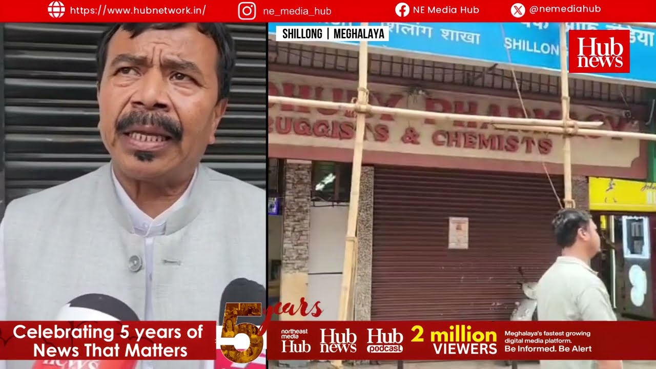 Shillong Drug Stores Join 12.4 Lakh Chemists in Mega Protest Against Corporate Online Medicine Sales