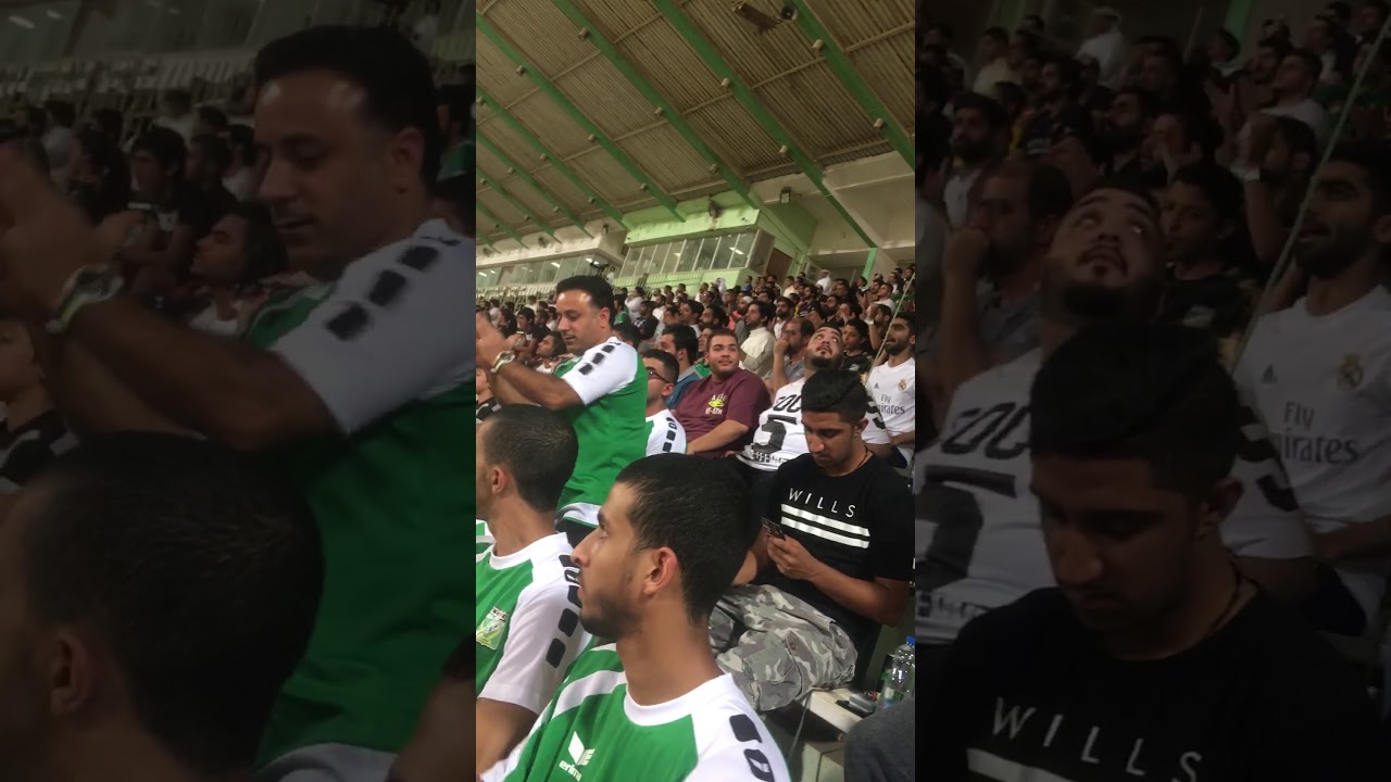 جمهور نادي العربي امام نادي السالميه