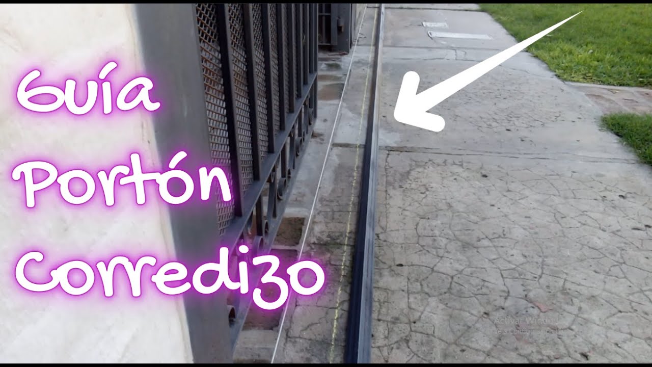Guia Portón Corredizo #guia #portón  #corredizo