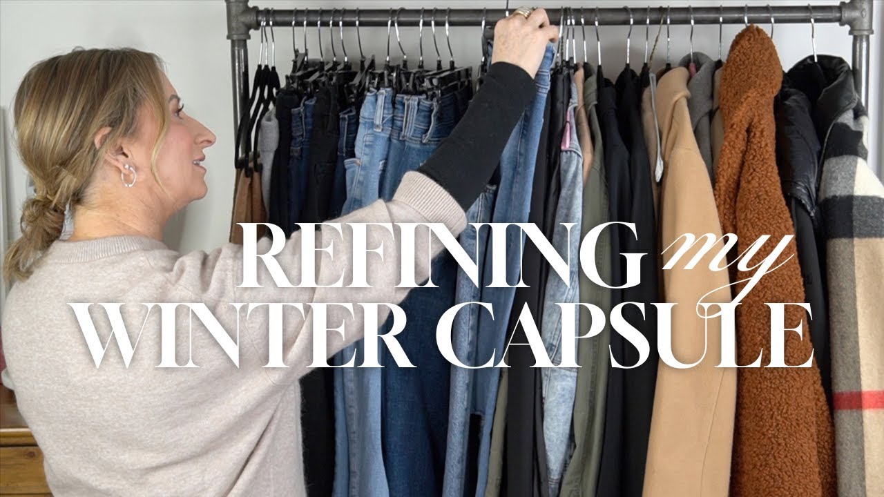 The Process of Reviewing and Pairing Down My Winter Capsule Wardrobe at Over 40