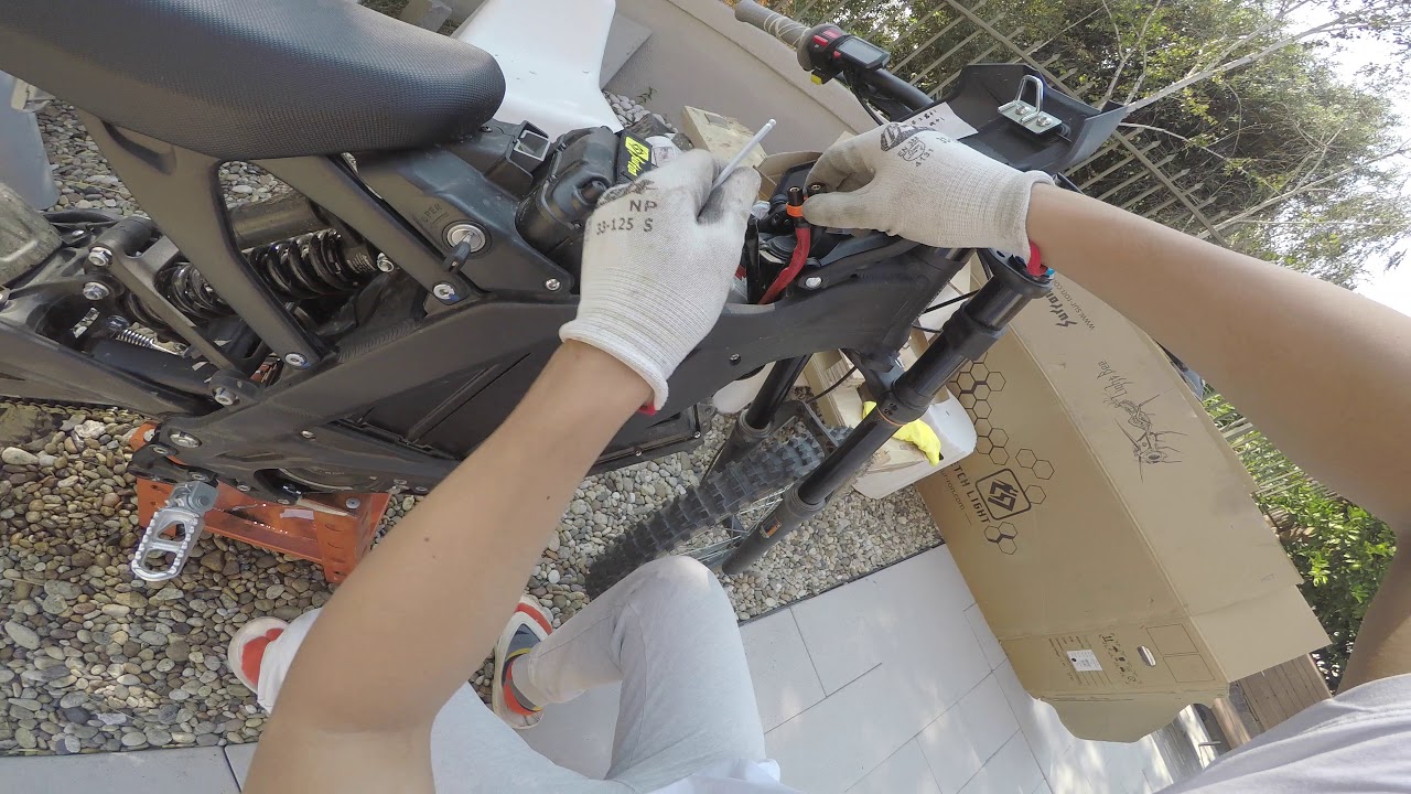 surron || removing the tilt sensor