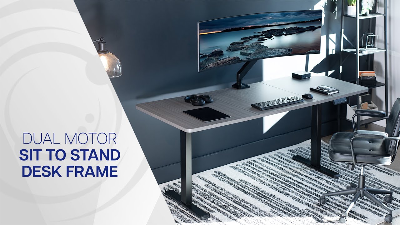 DESK-V122EB Electric Dual Motor Desk Frame by VIVO