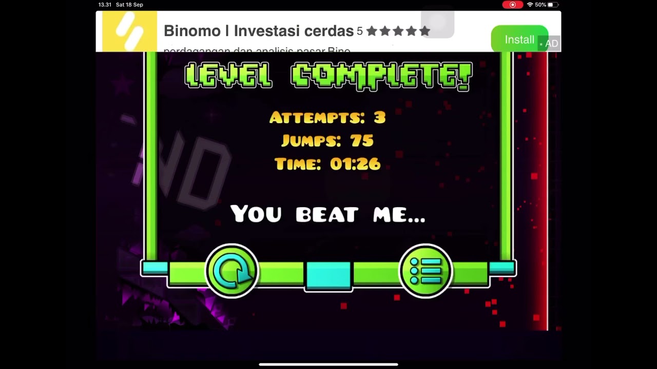 Geometry Dash - Recovery (Reverse) (2.2 Back 1.9)