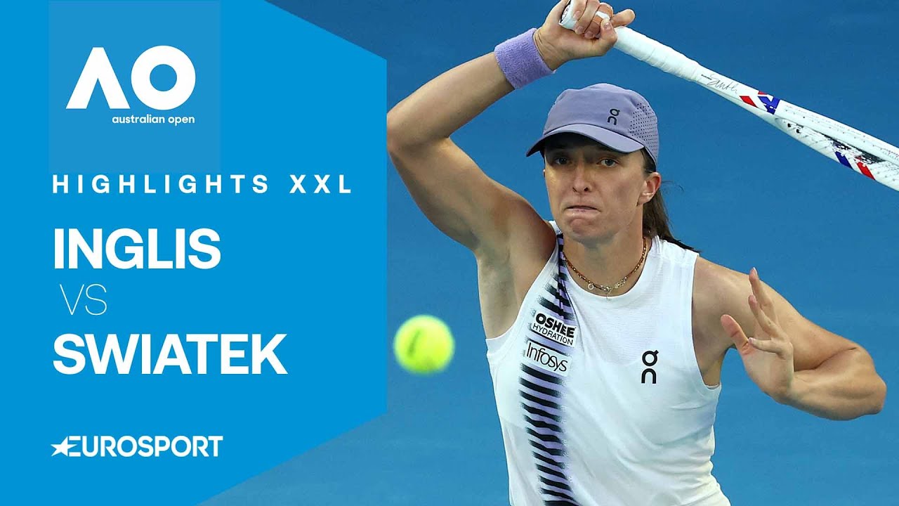 Maddison Inglis - Iga Swiatek | Highlights XXL deutsch | Achtelfinale | Australian Open 2026