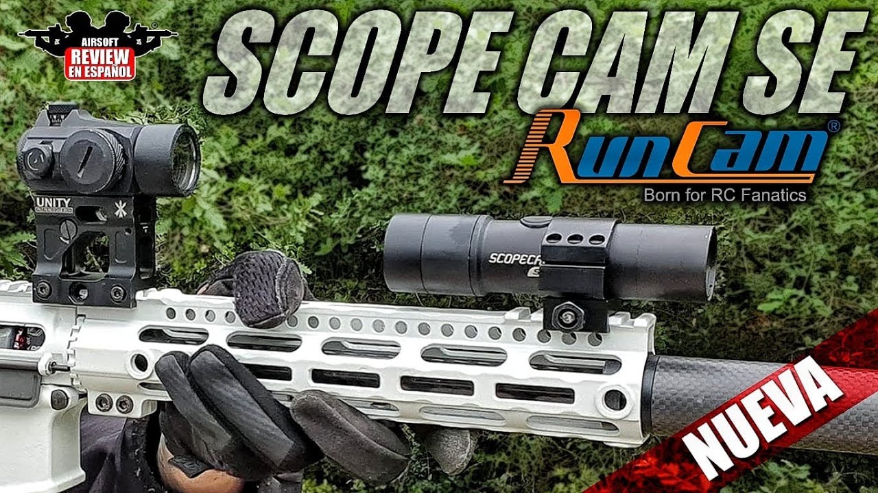 NUEVA RunCam Scope Cam SE - Captura tus bajas a distancia! | Airsoft Review en Español