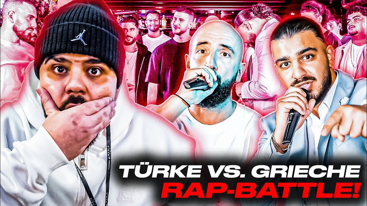 TÜRKIYE 🇹🇷 DAS KRASSESTE RAP-BATTLE !! 😱 TÜRKE vs GRIECHE