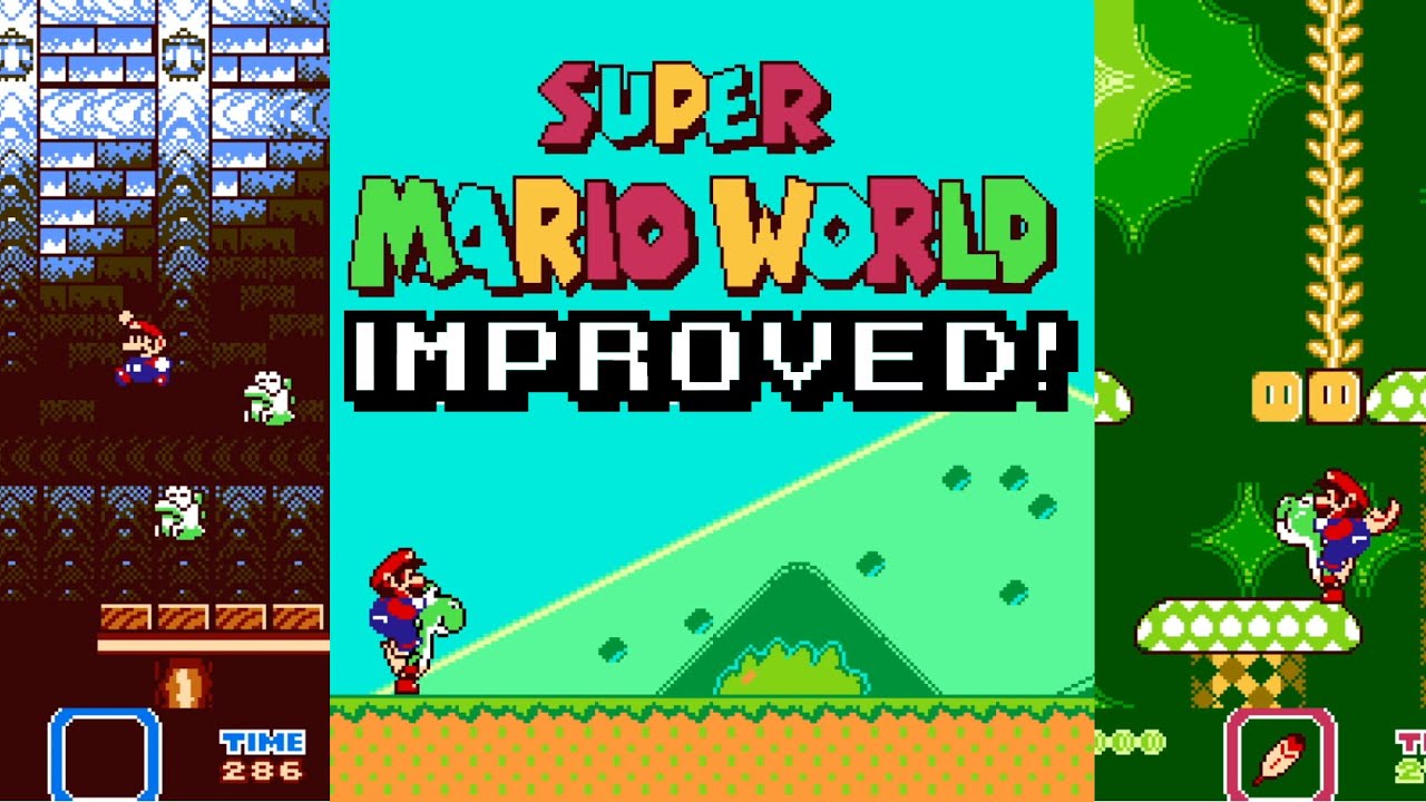 Super Mario World (NES) Improvement • Full Play-through | (Super Mario World (NES) ROM Hack)