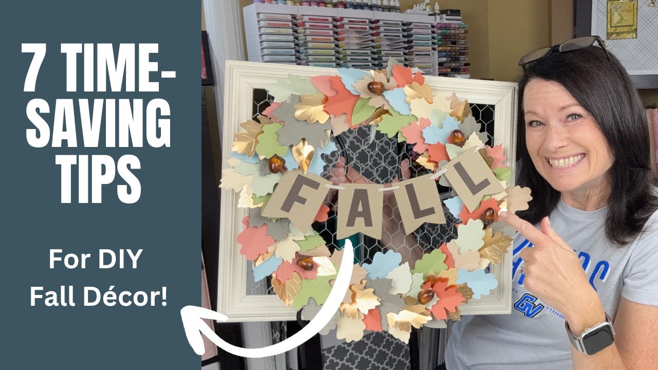 How I Turned a Fall Garland Kit Into a Wreath Frame | 7 DIY Time-Saving Tips!