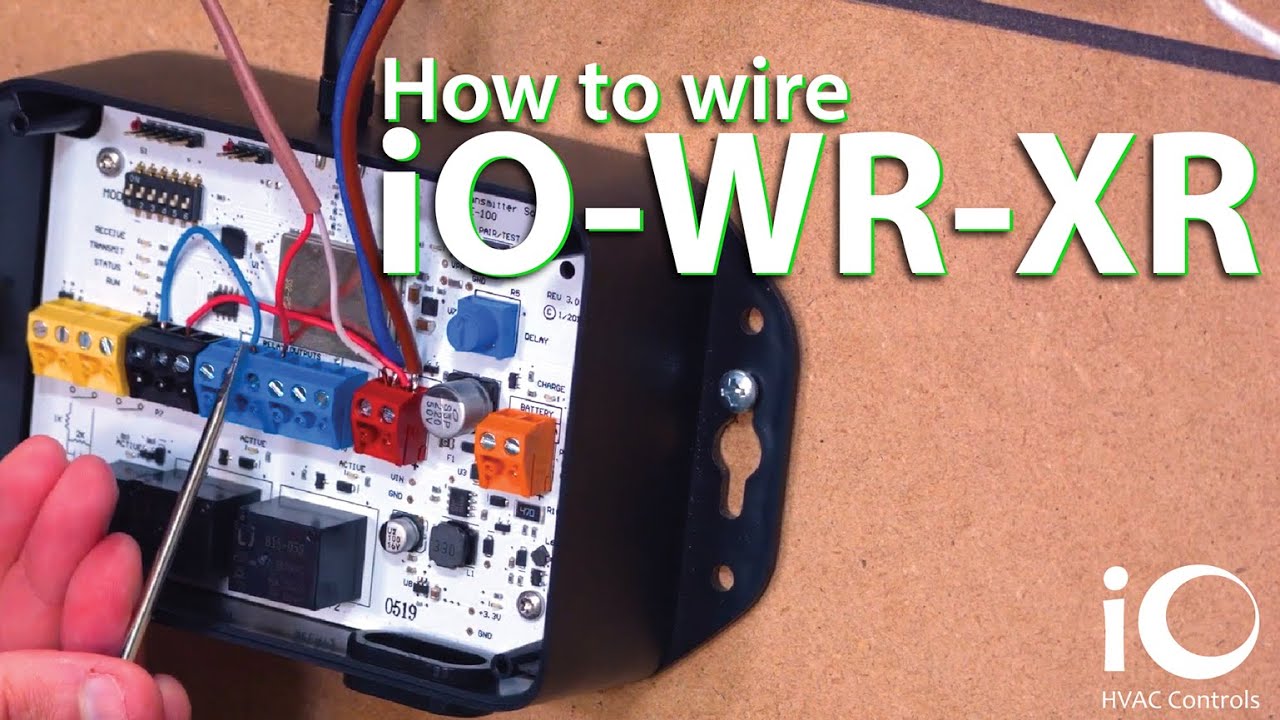 How To Wire The iO-WR-XR (THIS PRODUCT IS DISCONTINUED)