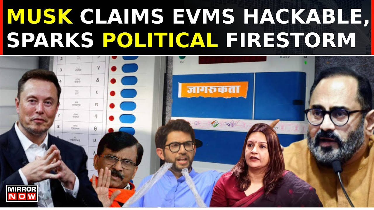 Elon Musk Sparks Controversy With EVM Hacking Claims, BJP & Oppn Clash Over EC's Integrity
