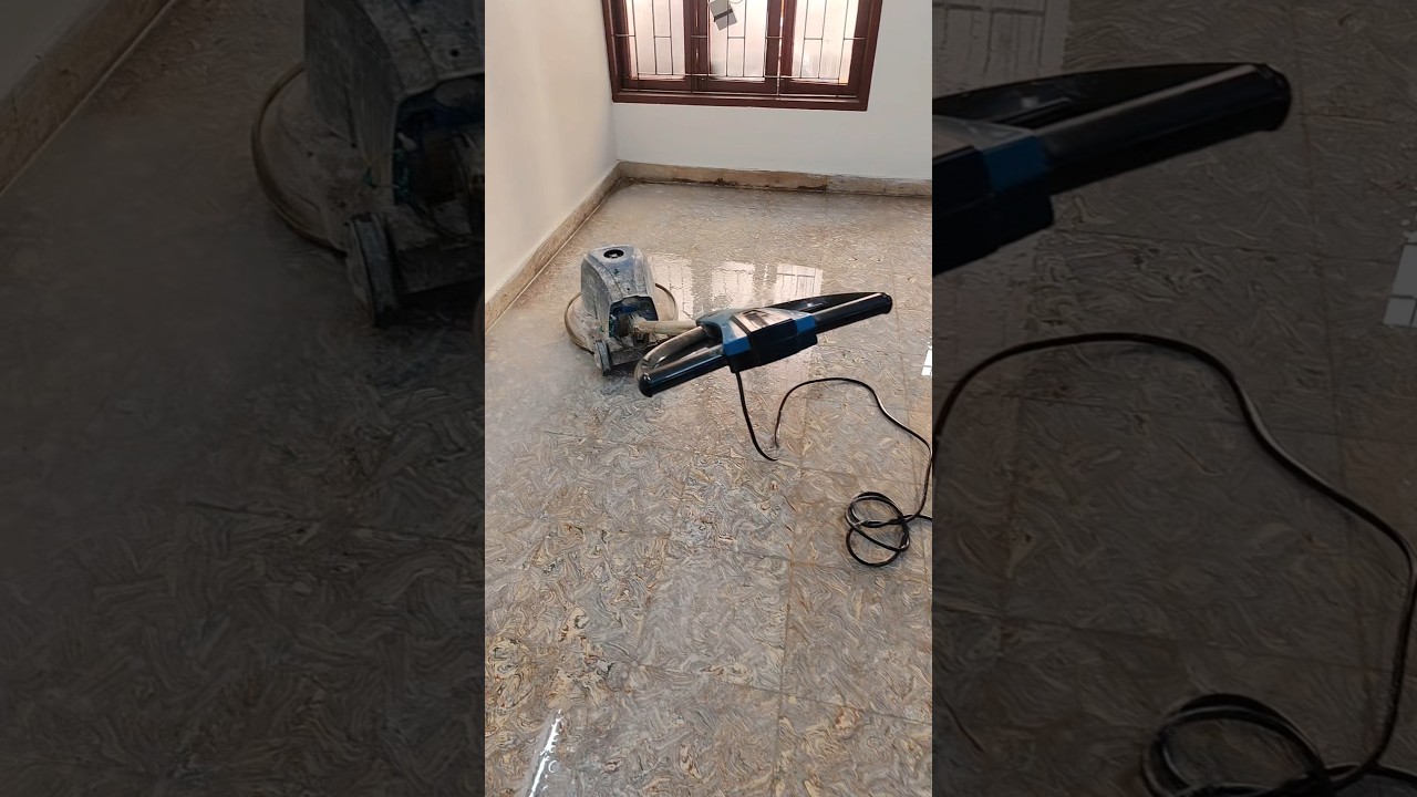 Mosaic floor polishing 