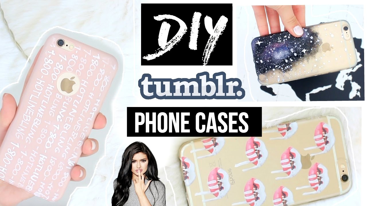 DIY Puhelimen kuoria // Tumblr inspired