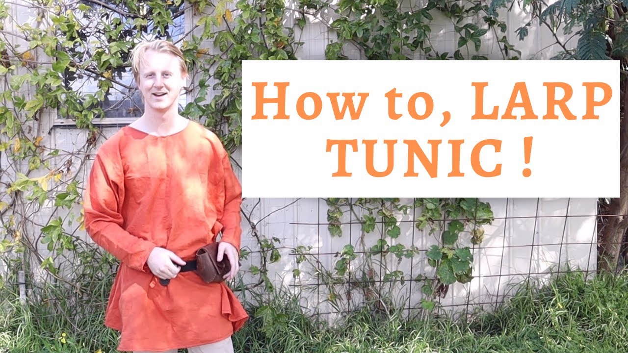 How to make a Medieval Tunic | Beginner LARP, Viking Kit, Costuming