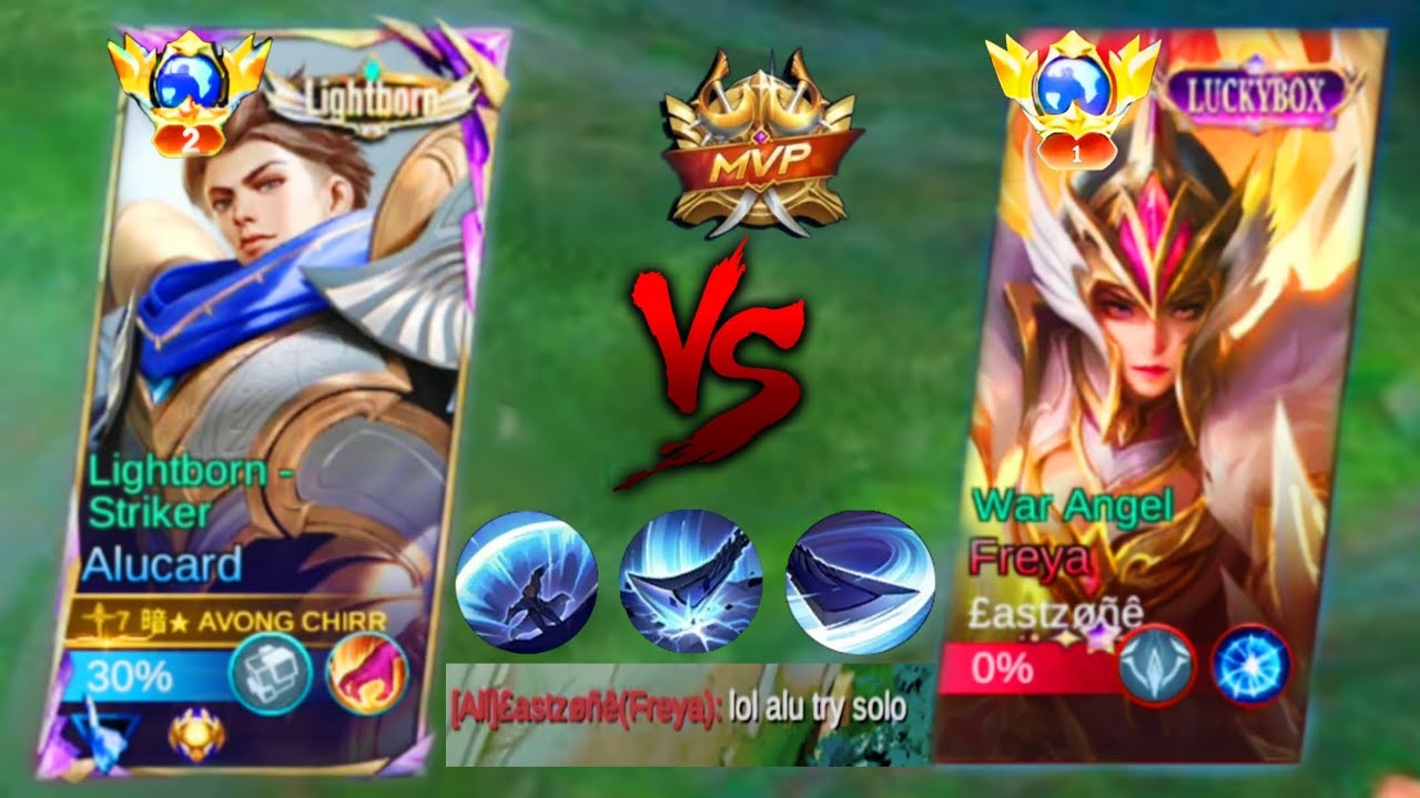 ALUCARD VS FREYA BEST COMPENATION CRAZY GAMEPLAY WATCH TILL THE END