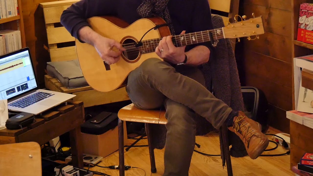 Jules Thévenot - balade sur le vif guitare Thomas Fejoz 11 décembre 2021 librairie la Louve