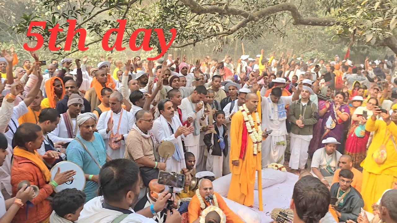 5th day Mayapur Iskcon parikrama