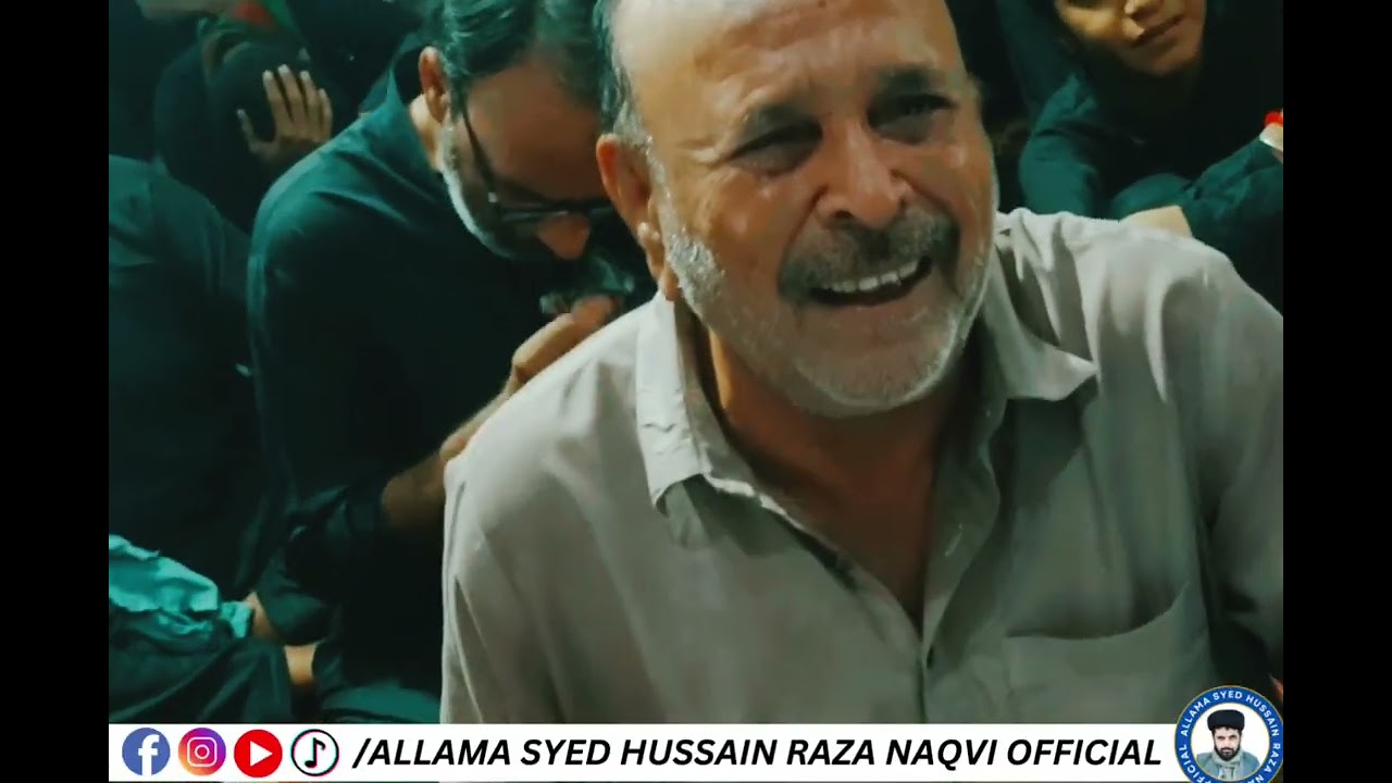 New majlis Medina say karbala by Allama Syed Hussain Raza Naqvi