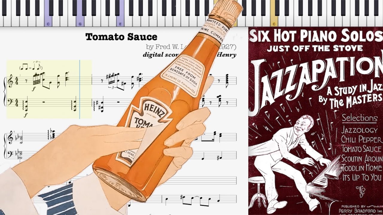 Tomato Sauce by Fred Longshaw (1927, Jazz piano)