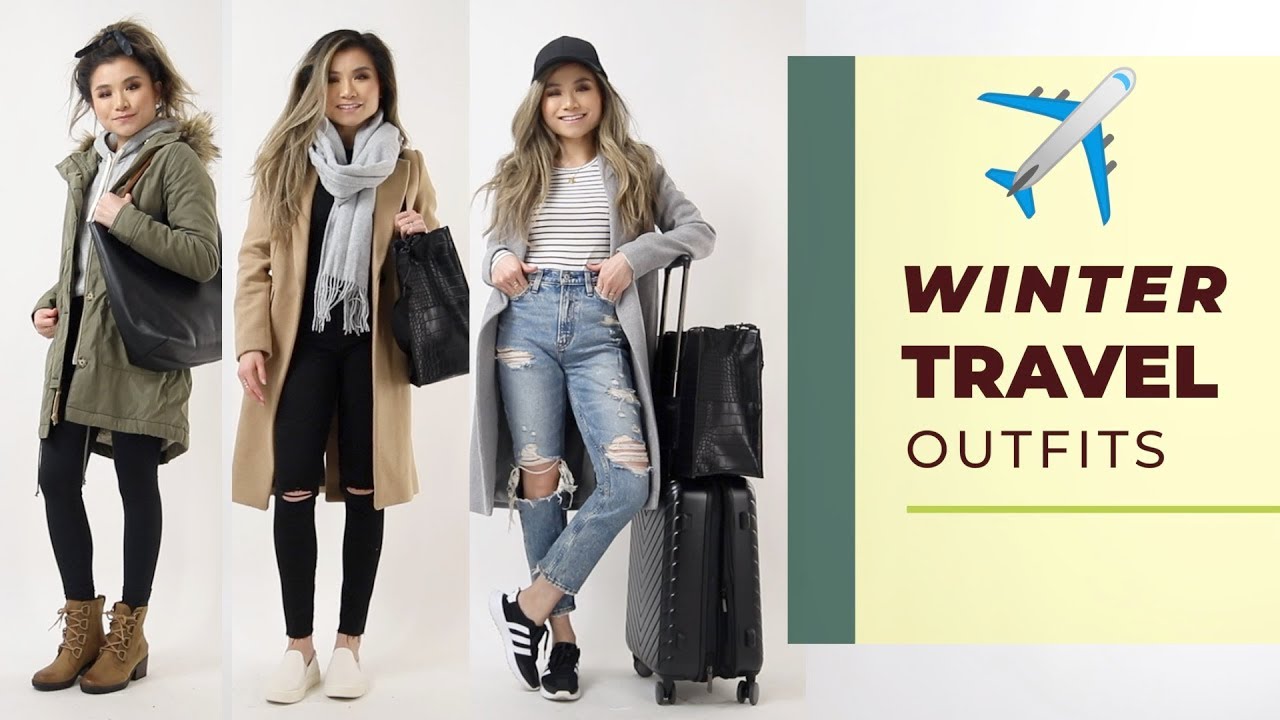 Fall Winter TRAVEL OUTFIT IDEAS 2019 | Travel outfits lookbook | Miss Louie