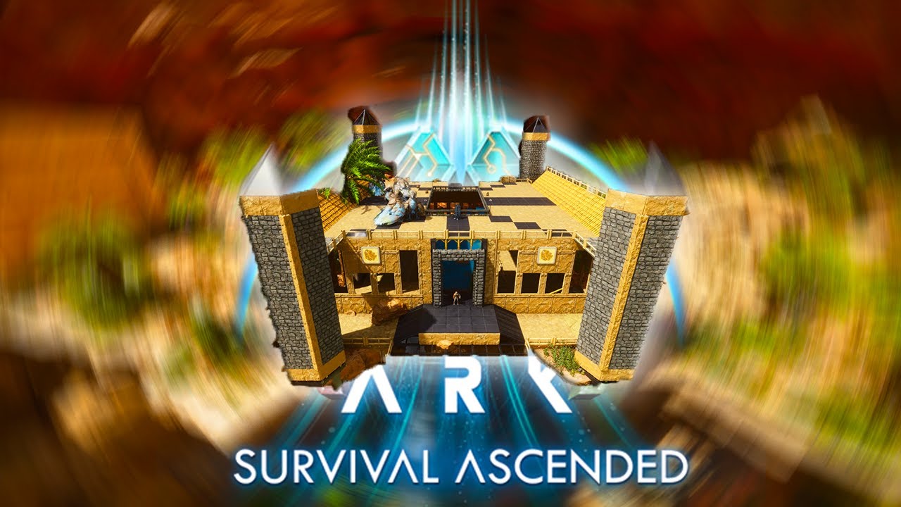 ارك اسيندد الارض المحروقة هاردكور بدون مودات تقريبا #4 | بناء القلعة الاسطورية في ارك المحسنة