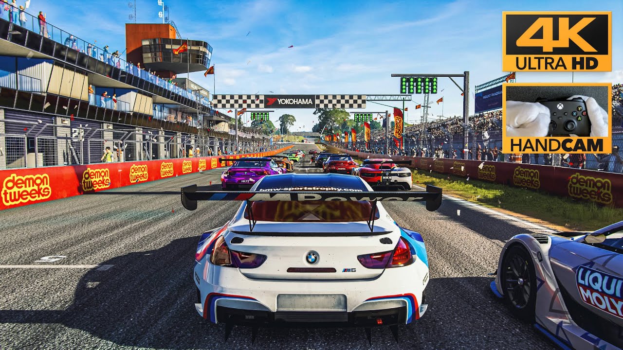 GRID Legends ❯ Gameplay Xbox Series X - BMW Gr.3 at Mount Panorama ❯ 4K 60fps HDR