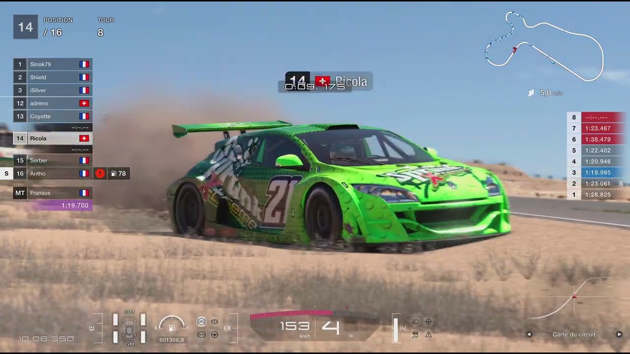 GT7 soirée Coyotte Gr4