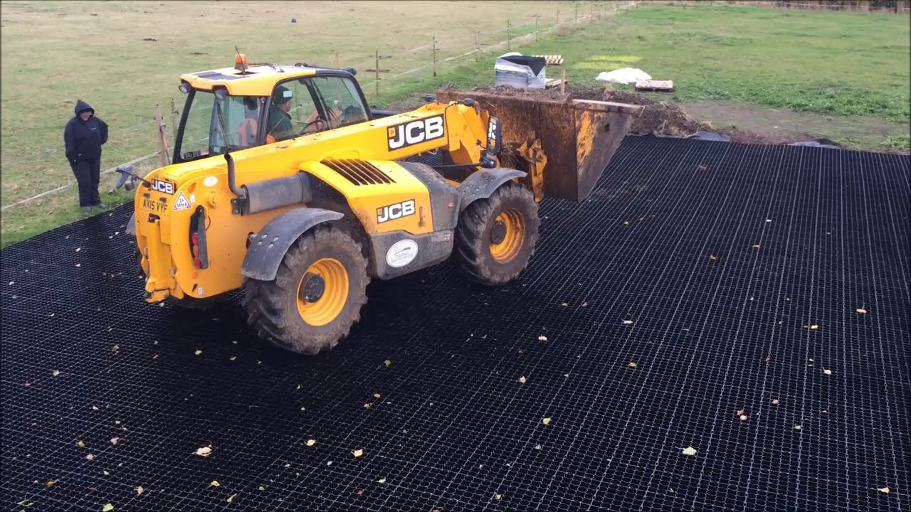 Installing a winter turnout area using EASYGrid 2018