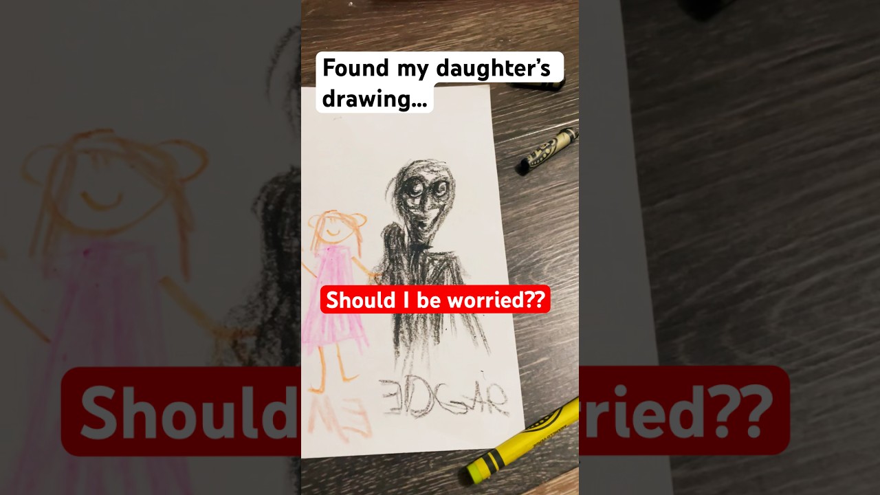 Should I be worried??😟 #horror #creepypasta #drawing #shorthorror