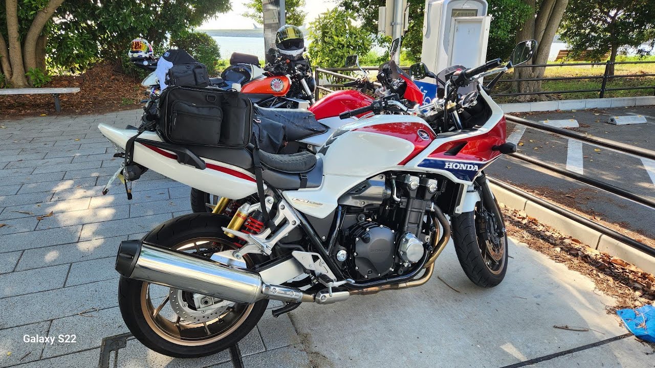 SSTR2026のスタート地点をロケハンします　CB1300　隼　ハーレーX350