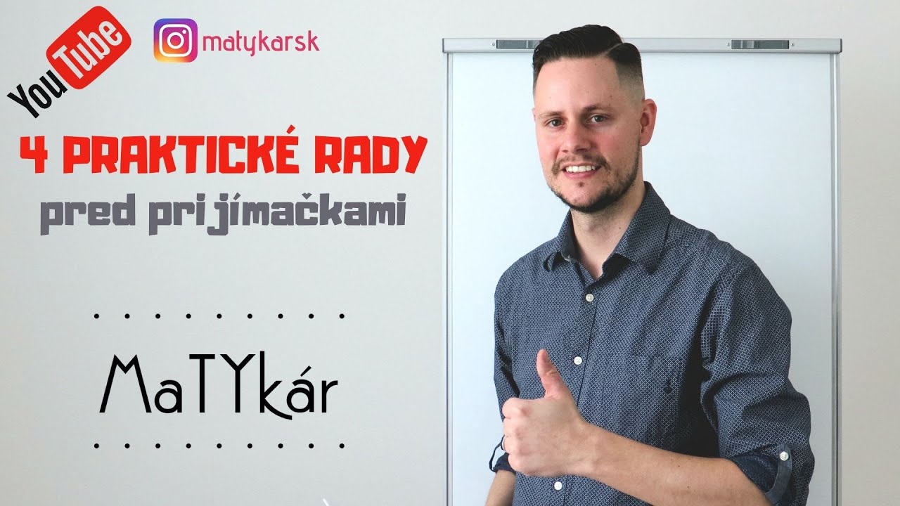 💡 4 ZÁVEREČNÉ RADY pred PRIJÍMAČKAMI ⌛️