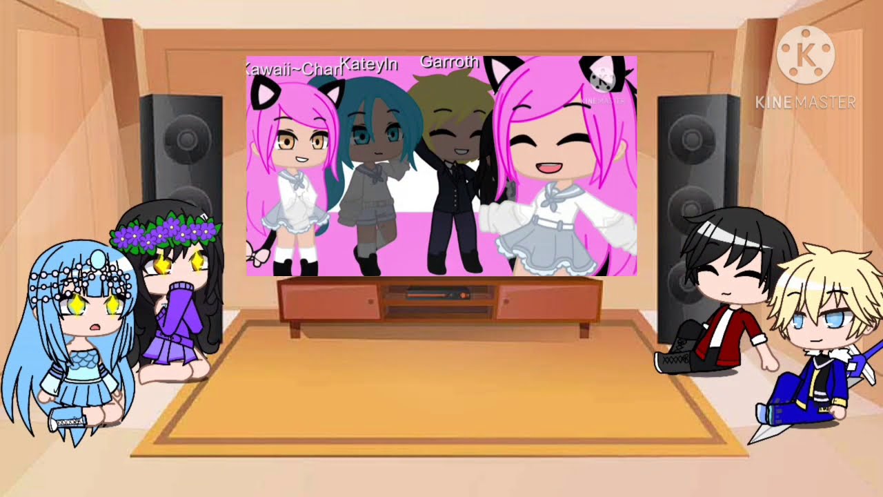 ||mermaid tales react to aphmau||Gacha club||