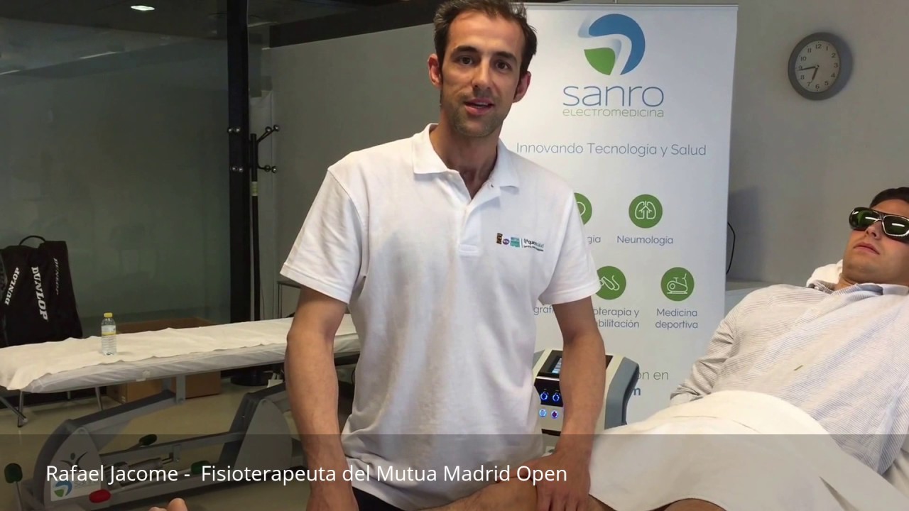 Láser de Alta Intensidad en el Mutua Madrid Open | Sanro Electromedicina