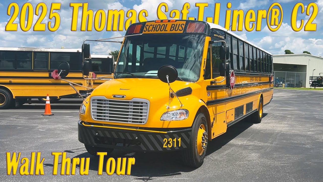 Thomas Saf-T-Liner® C2 2025 года — обзорная экскурсия + звук выхлопа