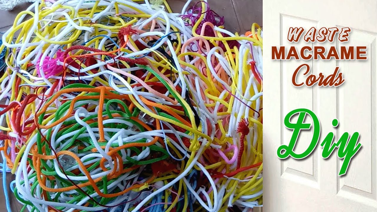DIY useful Craft out of Waste Macrame Cords - Best Rope Crafts - Best out of waste craft ideas