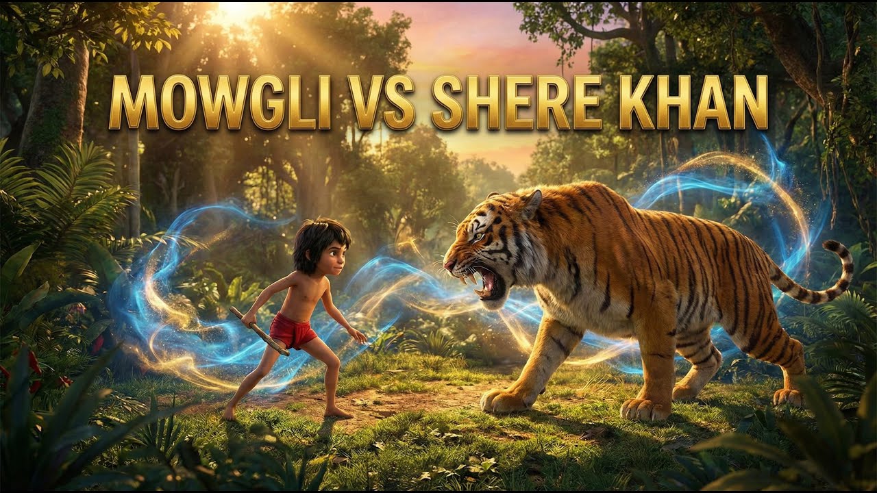 Mowgli vs Shere Khan: The Battle for the Jungle's Heart - Adventure Story#thejunglebook #sherekhan