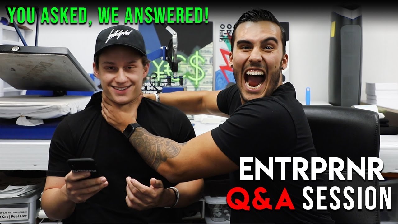 Answers to your Questions! | Q and A Session with ENTRPRNR