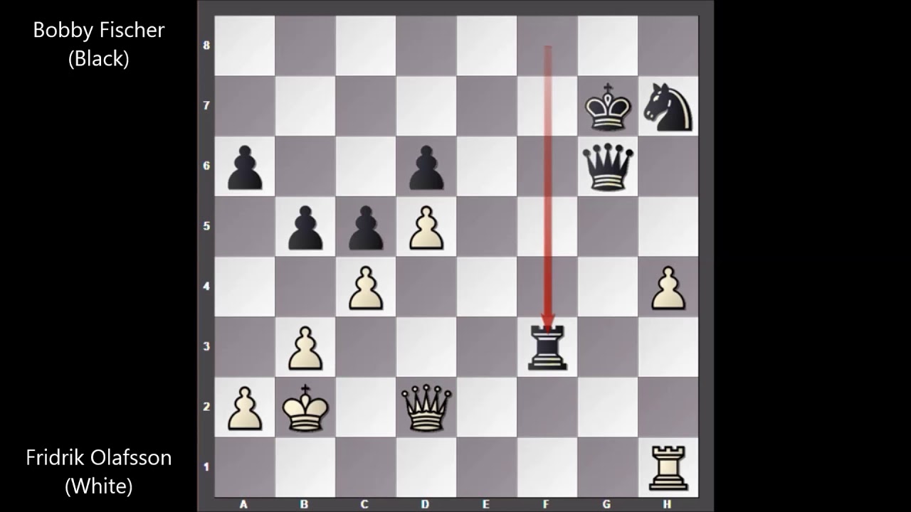 My 60 Memorable Games: Fridrik Olafsson vs Bobby Fischer - Zurich (1959) #28