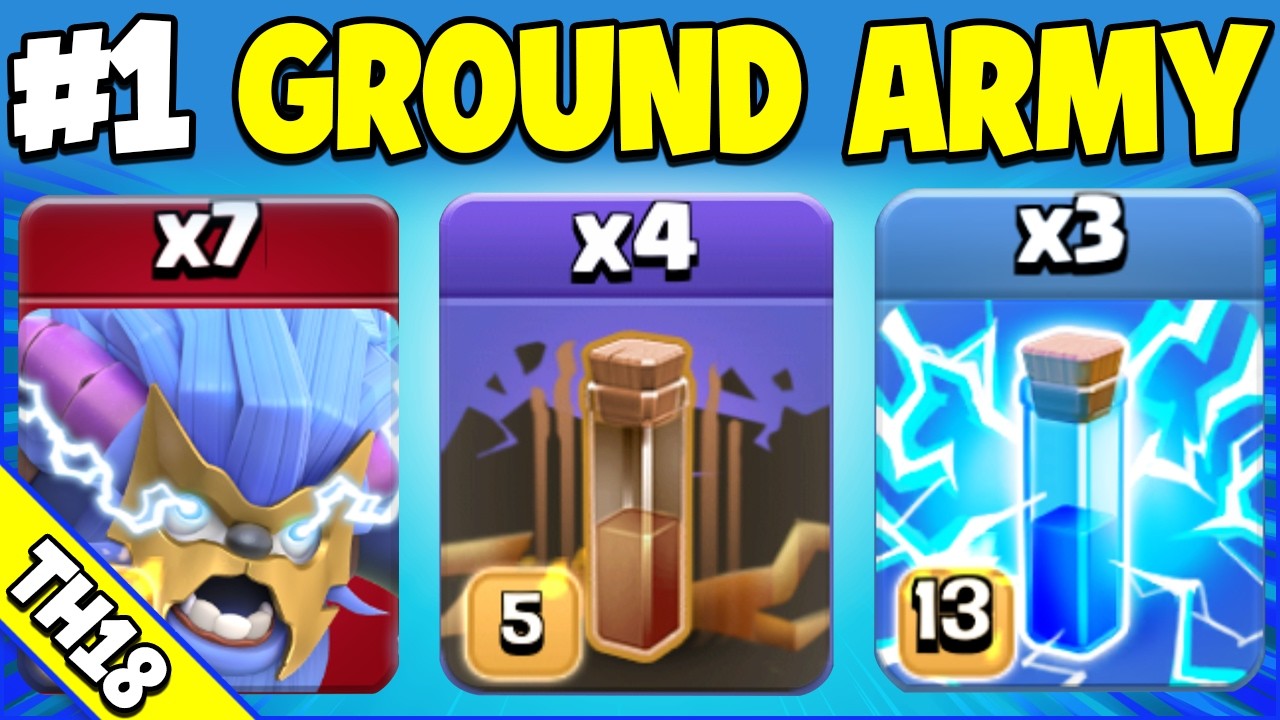This Ground Attack DOMINATES Town Hall 18! Easy TH18 Attack Strategy (Clash of Clans)