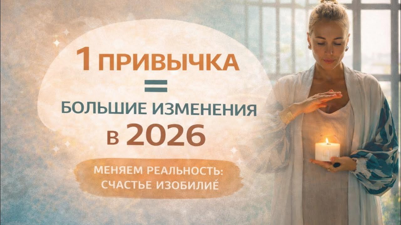 Одна маленькая привычка = большие изменения в 2026 году