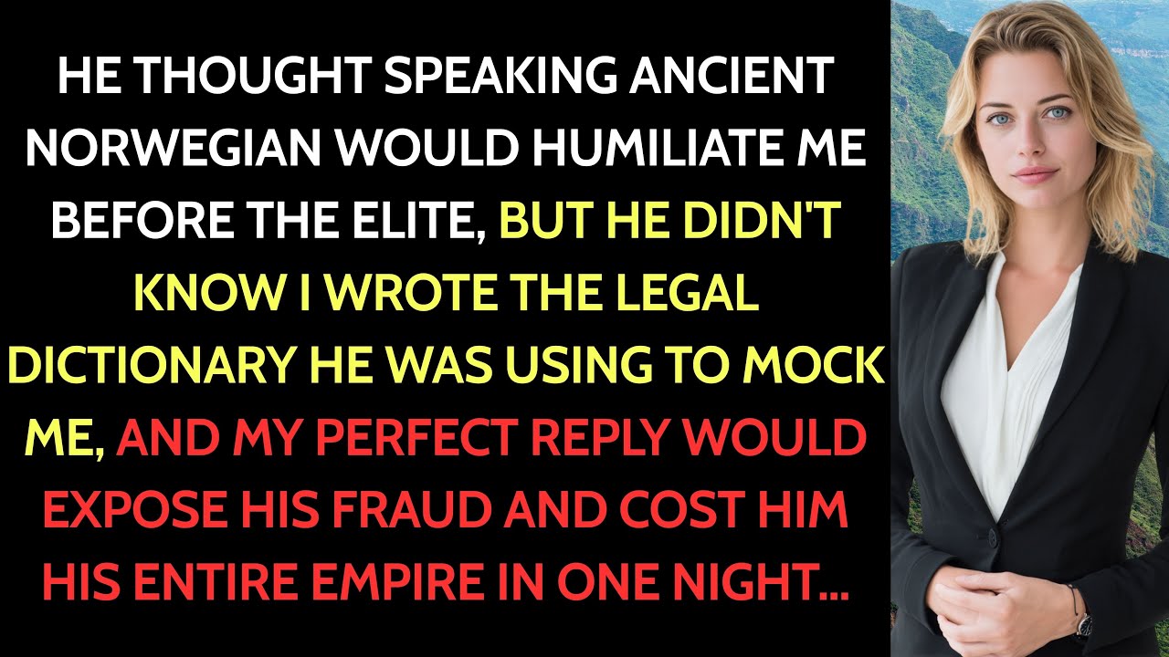 Sister’s Billionaire Fiancé Used a Foreign Language to Humiliate Me — My Reply Silenced the Room