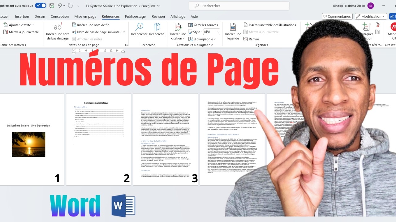 Comment mettre les numéros de pages sur Word ? Numérotation de pages Word