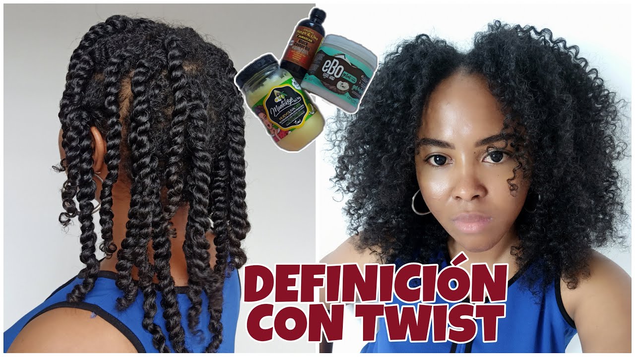 DEFINICION CON TWIST/ Volumen  sin encogimiento mantekiya HUEVOLIVACATE y gel EBO de #Boécosmetics