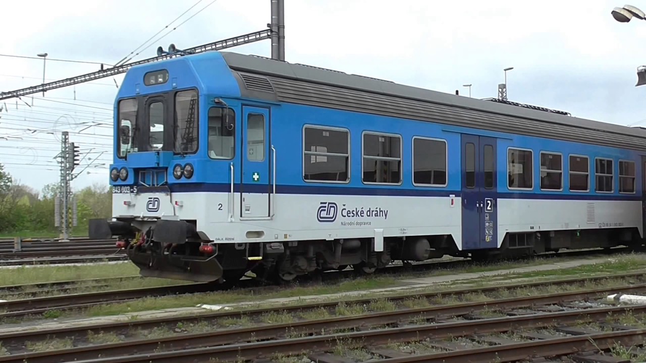 Motorový vůz 843.003-5 zkoušení při odstranění závady | viz komentář