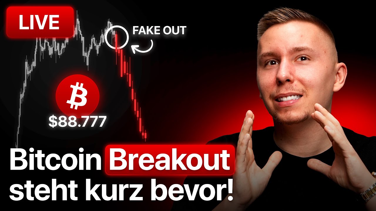 Bitcoin: Der große Crash kommt noch... + Live Trading --- 🔴