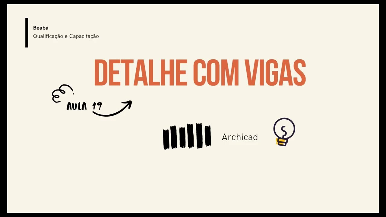 19 - Como fazer viga no ARCHICAD